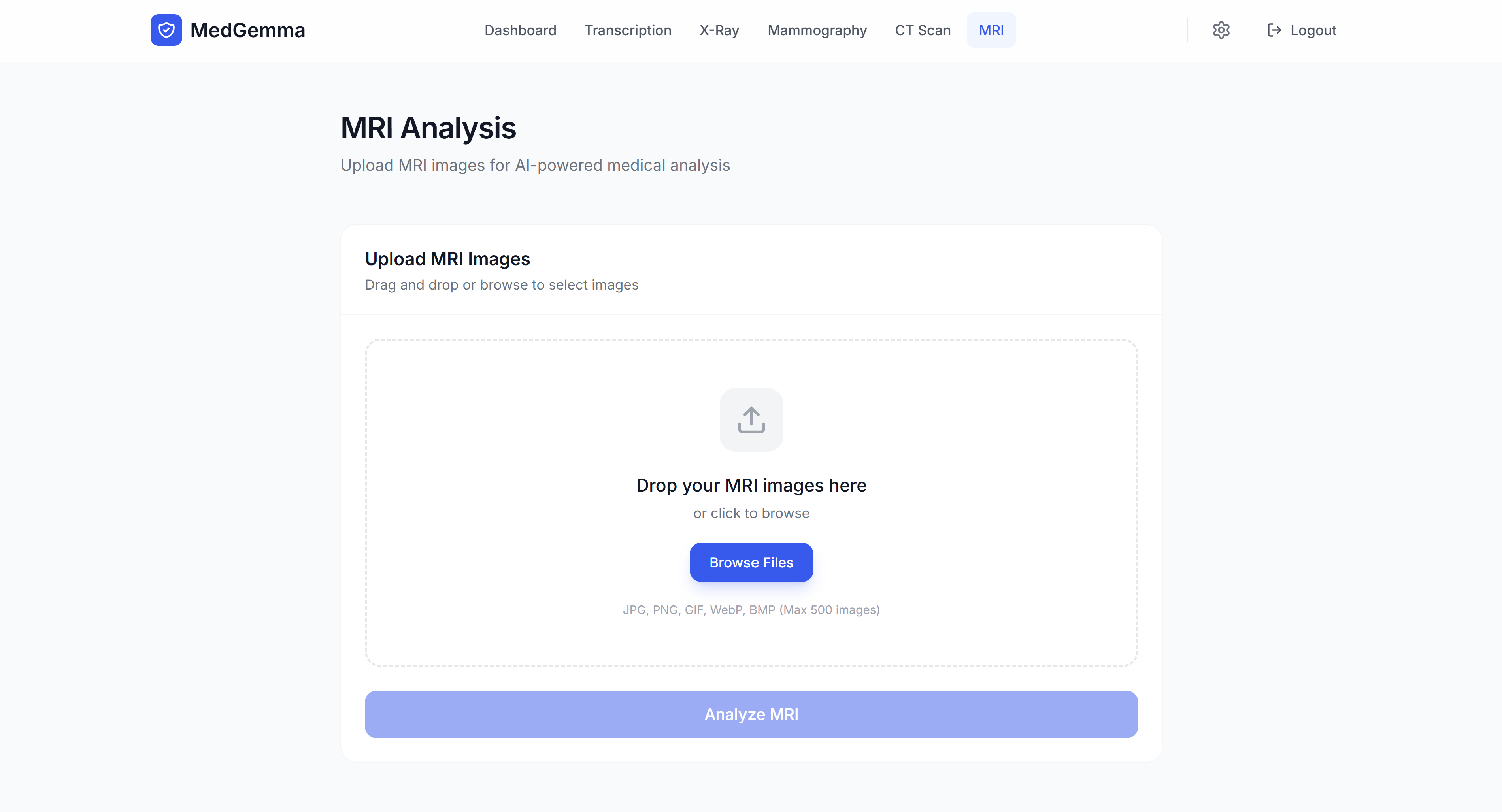 Image Analysis Interface
